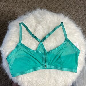 NWT Auden Mesh Unlined Racerback Bralette